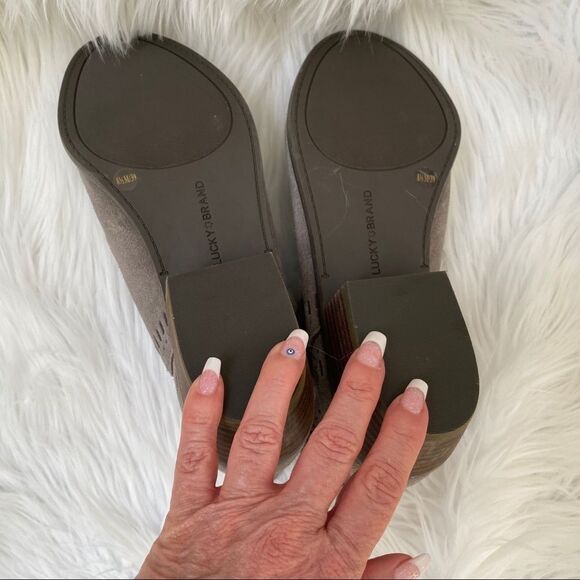 NWOB Lucky Brand LP-Francee leather booties 8.5 - Picture 6 of 9